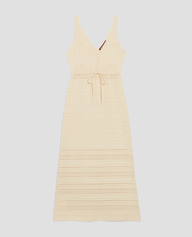 Gehäkeltes Kleid aus Baumwolle H304 albore