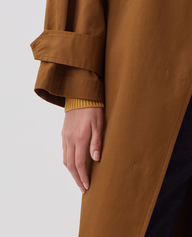 Oversize Trenchcoat J340 brown