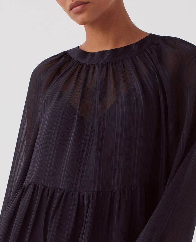 Kurzes Kleid mit fließendem Fall H695 night sky