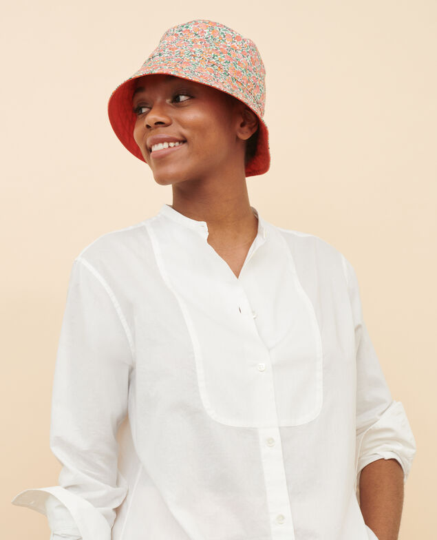 Bluse im Hemdstil aus Baumwolle 01 white