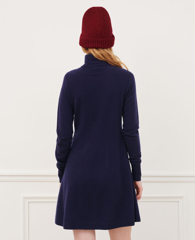 Kleid aus 3D-Kaschmir 8841 69 navy