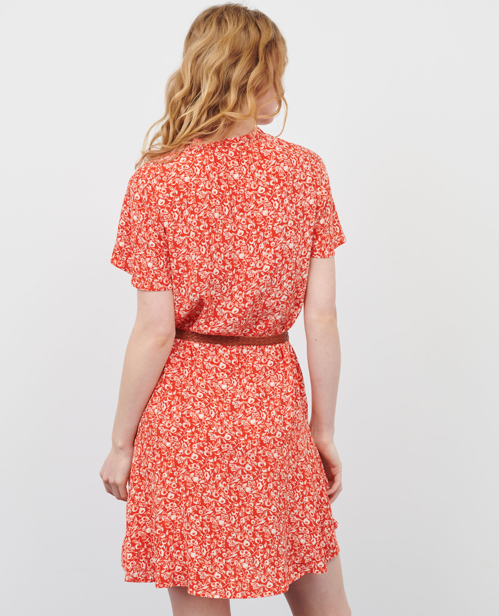 Kurzes Kleid 101 print red 2sdr255v02