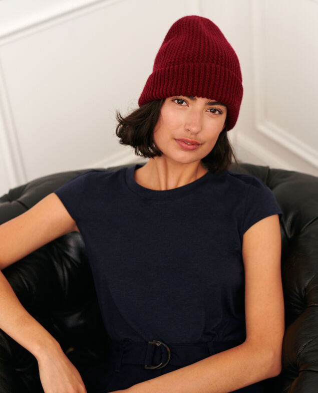 MANON – T-Shirt mit Rundhalsausschnitt aus gemischter Baumwolle 7012c 69 navy