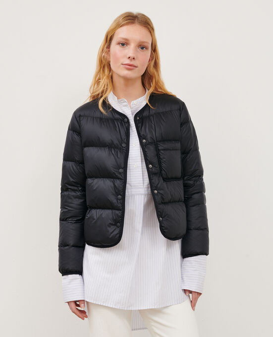 PLUME - Ultraleichte Daunenjacke 09 BLACK