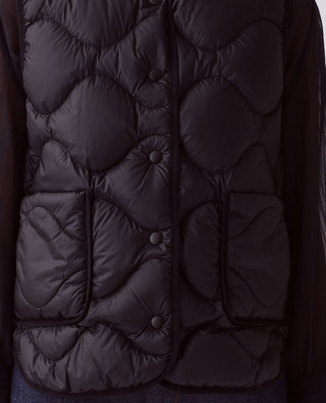 PLUME - Jacke ohne Ärmel 0093 black