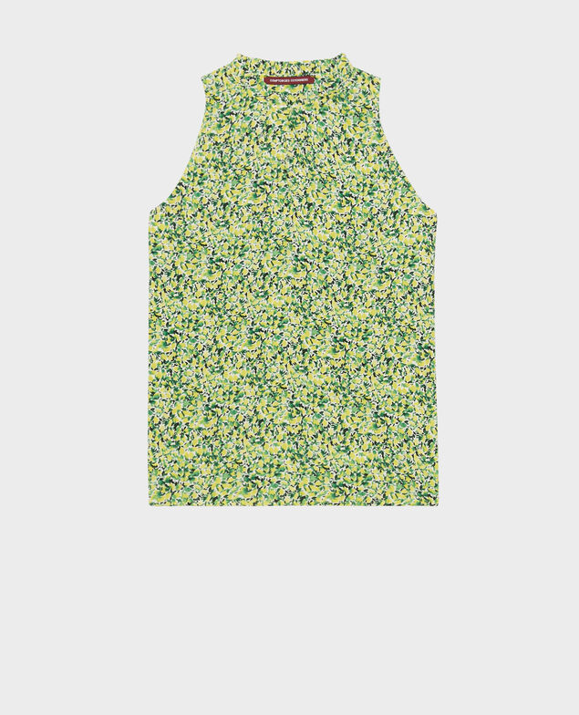 Gemustertes Top 116 print yellow
