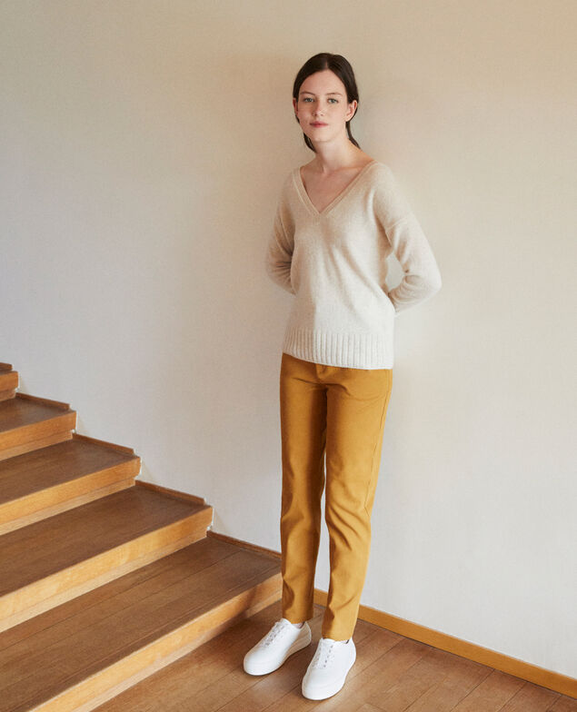 Pullover aus Kaschmir Silver gray