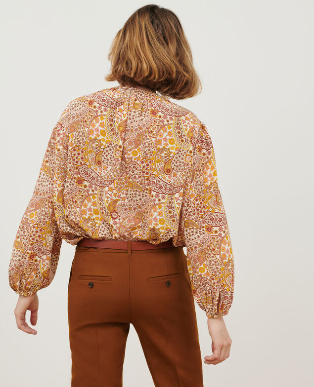 Fließende gemusterte Bluse A323 paisley afterglow 3wbl066v02