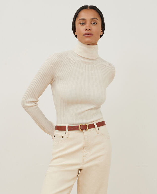 Pullover mit Rollkragen aus Merinowolle A013 ow jetstream 3wju078w20