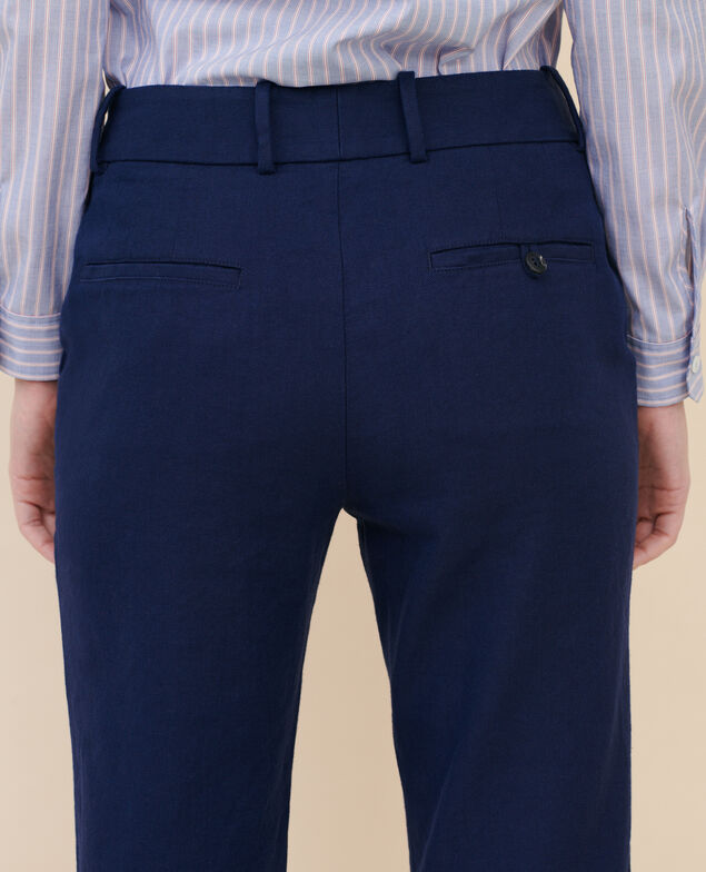 MARGUERITE - Zigarettenhose Maritime blue