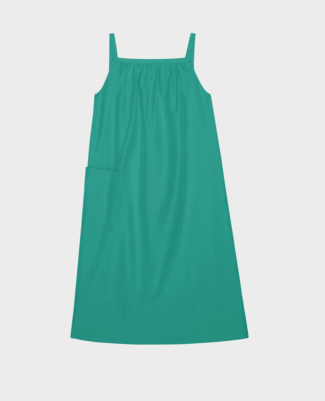 Baumwollkleid Golf green