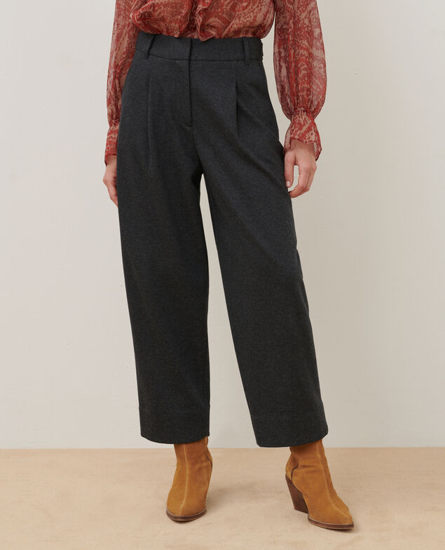 PEGGY - Karottenhose aus Mischwolle