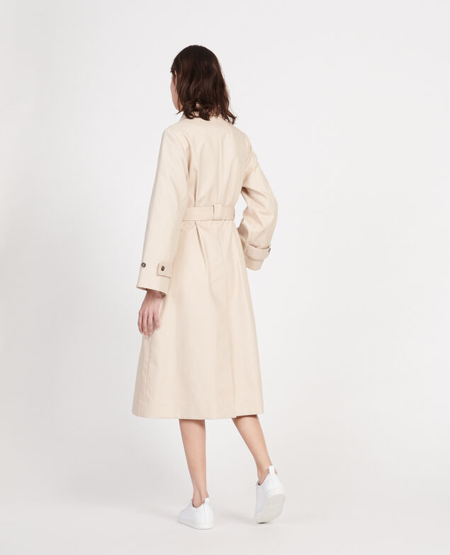 Trenchcoat aus Baumwolle  Smoke gray