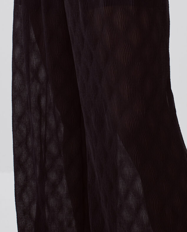 Weite fließende Hose H091 black beauty
