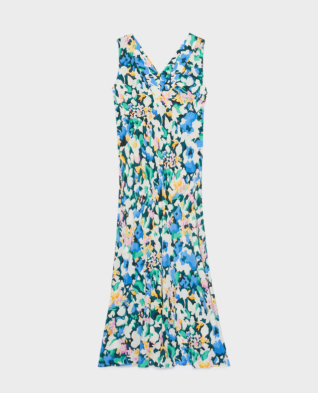 Langes fließendes Kleid