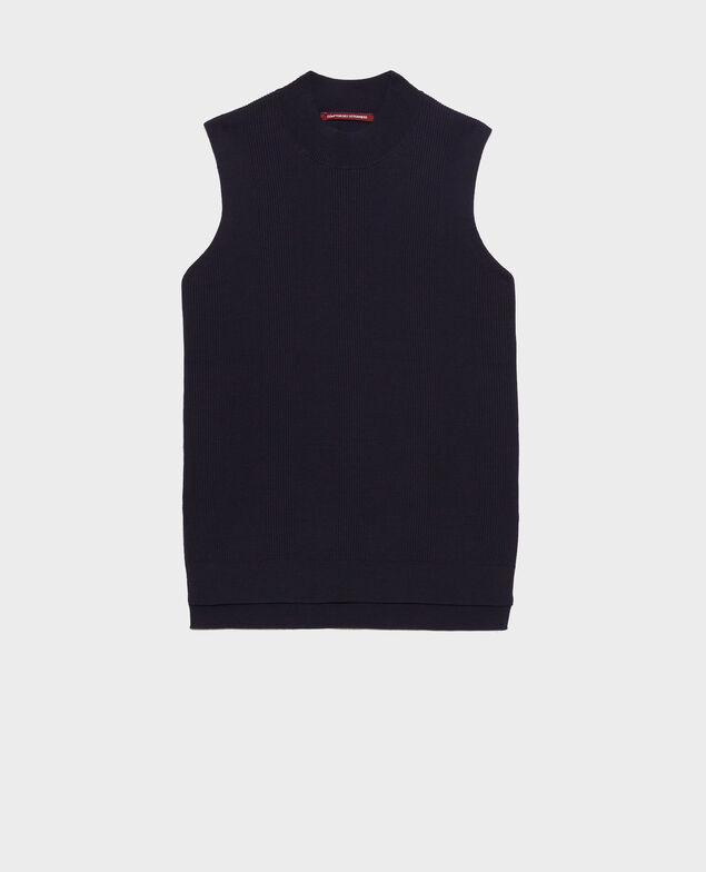 Ärmelloser Pullover aus Baumwolle 4277 night_sky