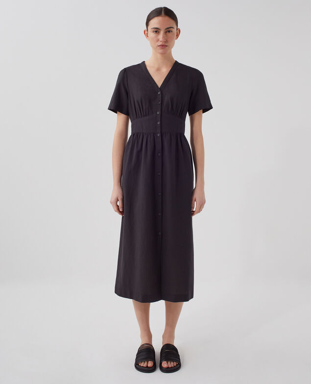Midi-Kleid U090 black