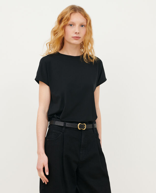 Weites T-Shirt aus Baumwolle 4216 black_beauty