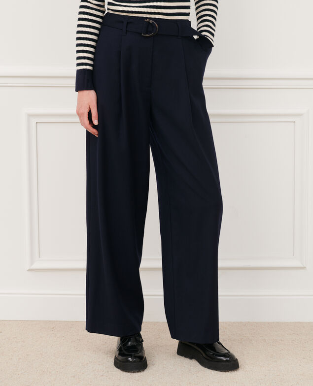 YVONNE - Weite Hose 7012c 69 navy