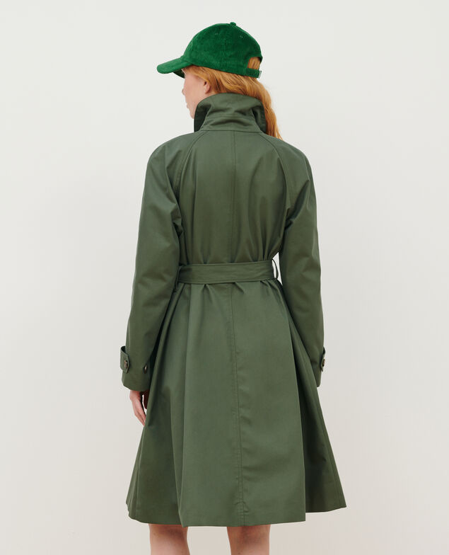 CATHERINE - Weiter Trenchcoat 0571 thyme green