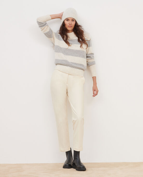 MARGUERITE - Zigarettenhose 4142 ECRU