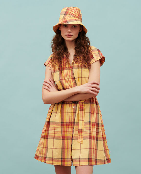 Hemdkleid aus Baumwolle 0241 ORANGE
