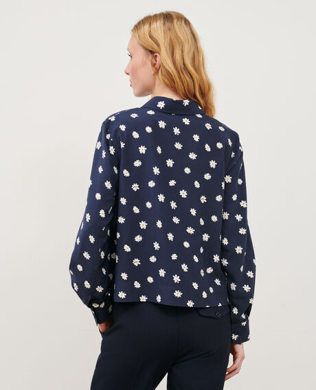 Fließende gemusterte Bluse 0694 daisy 3sbl243v09