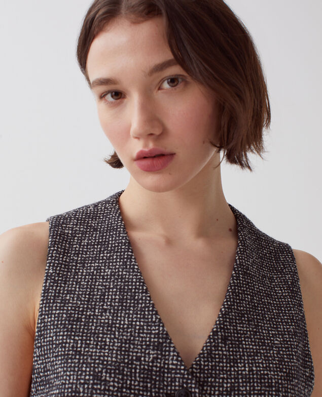 Anzugweste I097 neppie black