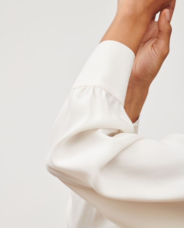 Seidenbluse 4224 gardenia