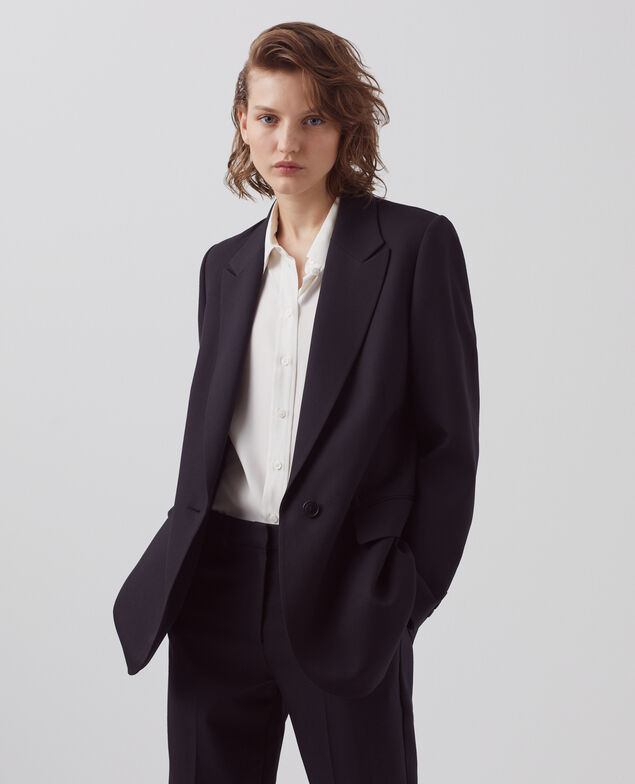 Blazer aus Wolle