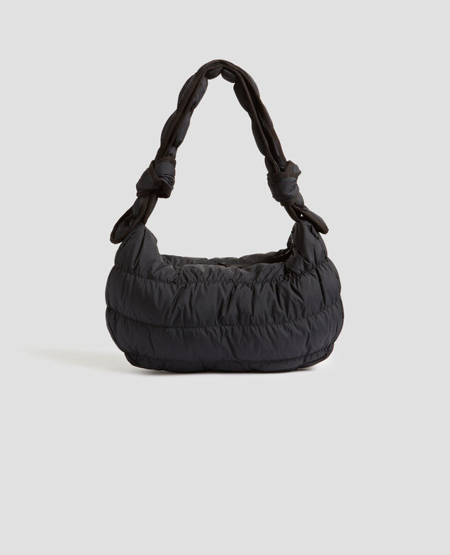 Gesteppte Halbmond-Tasche 8853 09 black