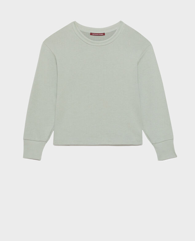 Sweatshirt aus Baumwolle 54 green