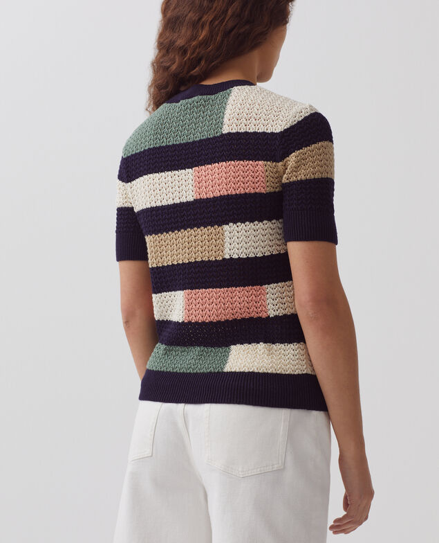 Pullover mit kurzen Ärmeln H691 st multico