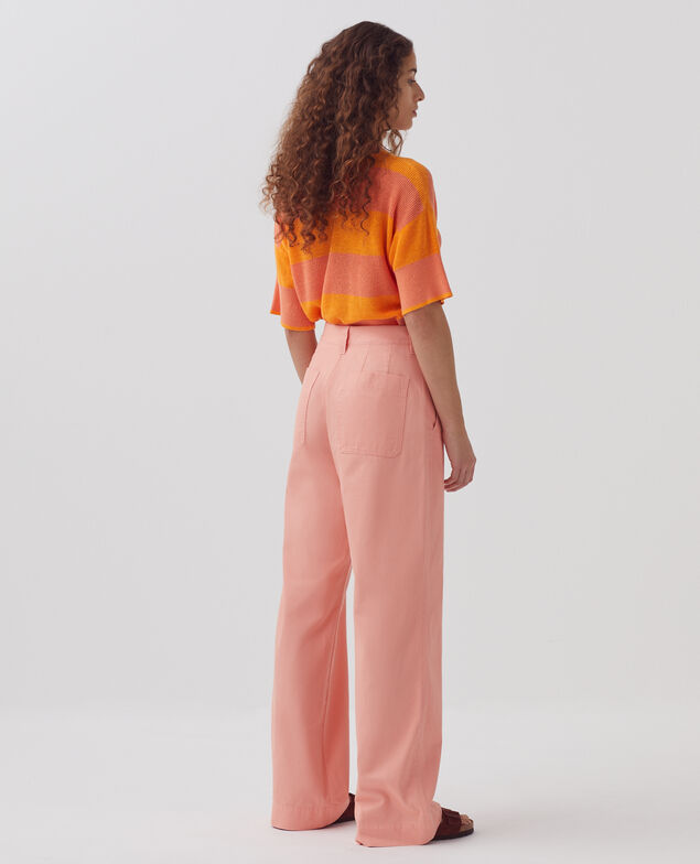 BLANDINE - Gerade Hose H100 coral almond