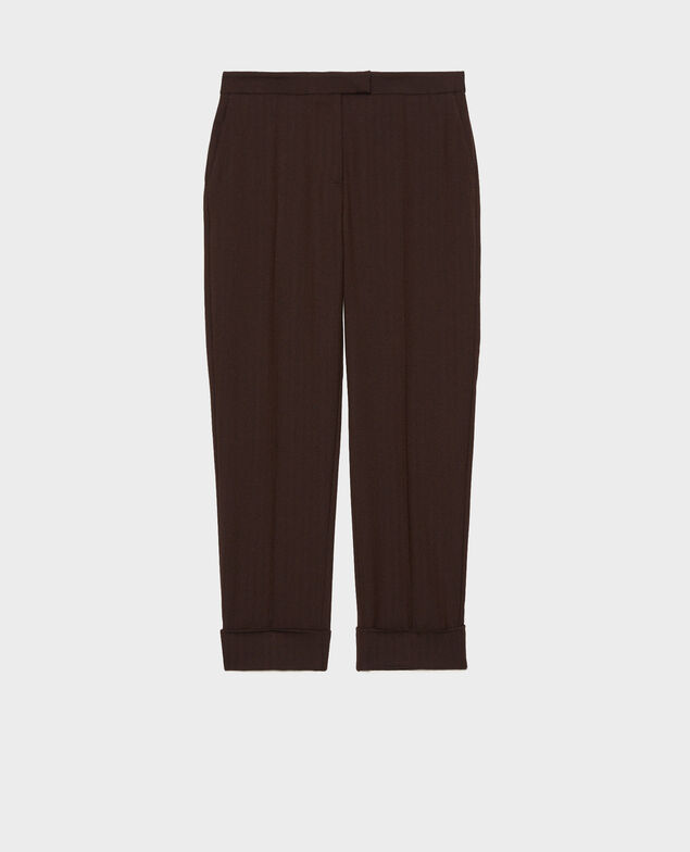 MARGUERITE - Zigarettenhose Coffee bean