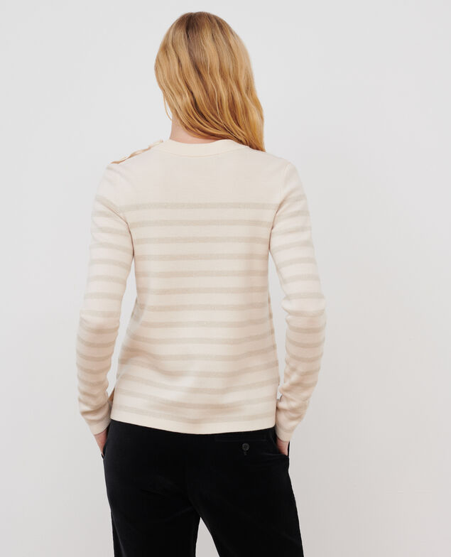 MADDY - Pullover aus Merinowolle im Marinelook
