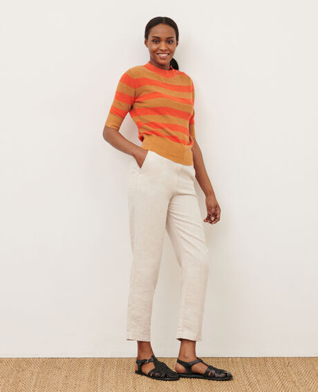 MARGUERITE - Zigarettenhose 30 natural 2spa230f03