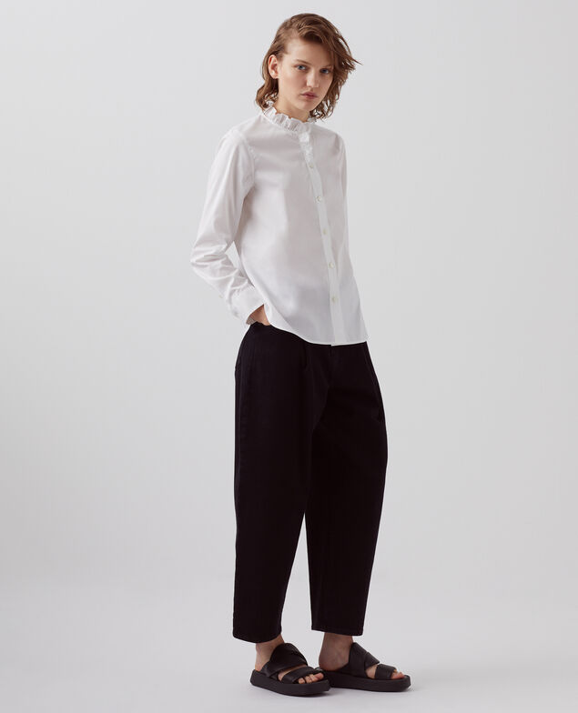 Baumwollbluse 4235 optical white