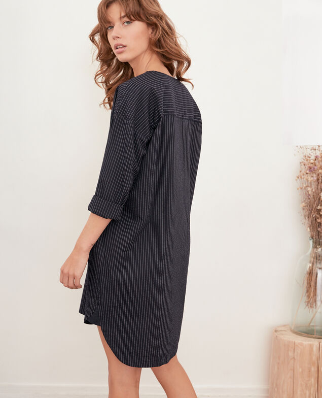 Gestreifte Tunika Navy/off white stripes