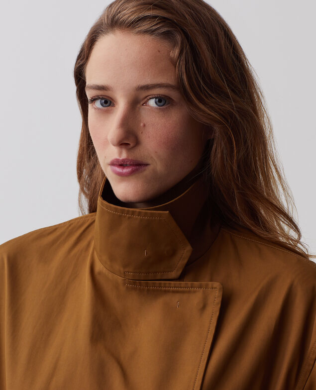 Oversize Trenchcoat J340 brown