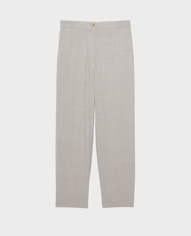 JOSÉPHINE - Joggerhose aus Wolle 04 lightgrey