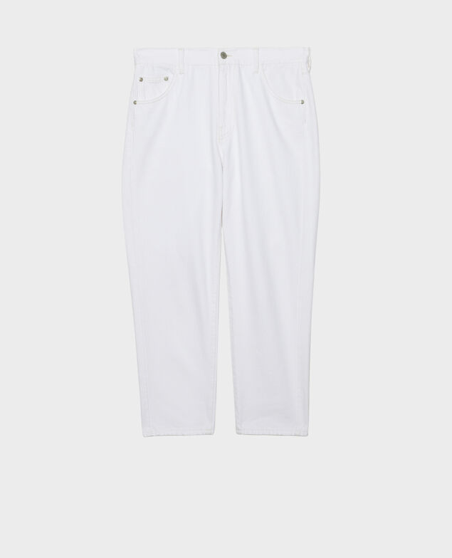 RITA - SLOUCHY – Weite Jeans aus Baumwolle Winter white