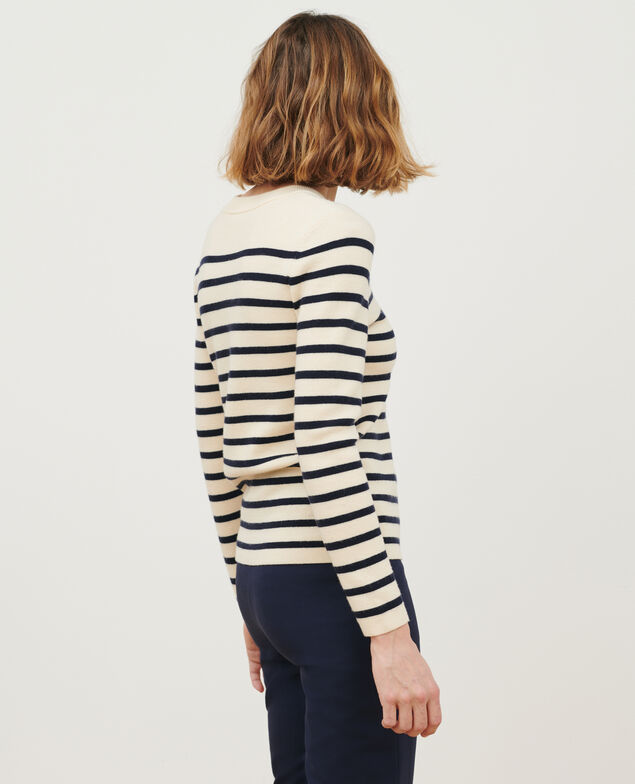 MADDY - Pullover aus Merinowolle im Marinelook Stp jtst nsky