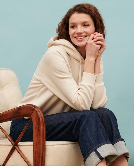 Kapuzen-Sweatshirt 0107 off white 3sh0111c75
