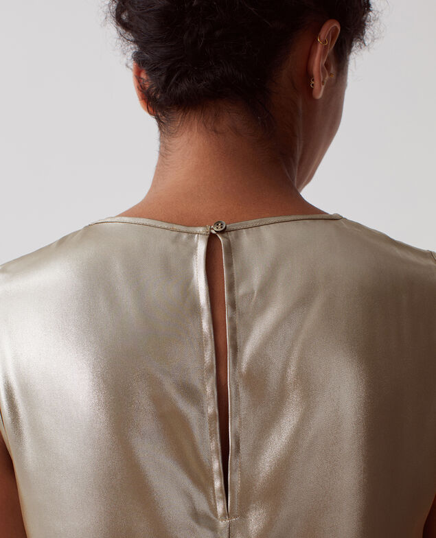 Ärmelloses Top I322 dune beige