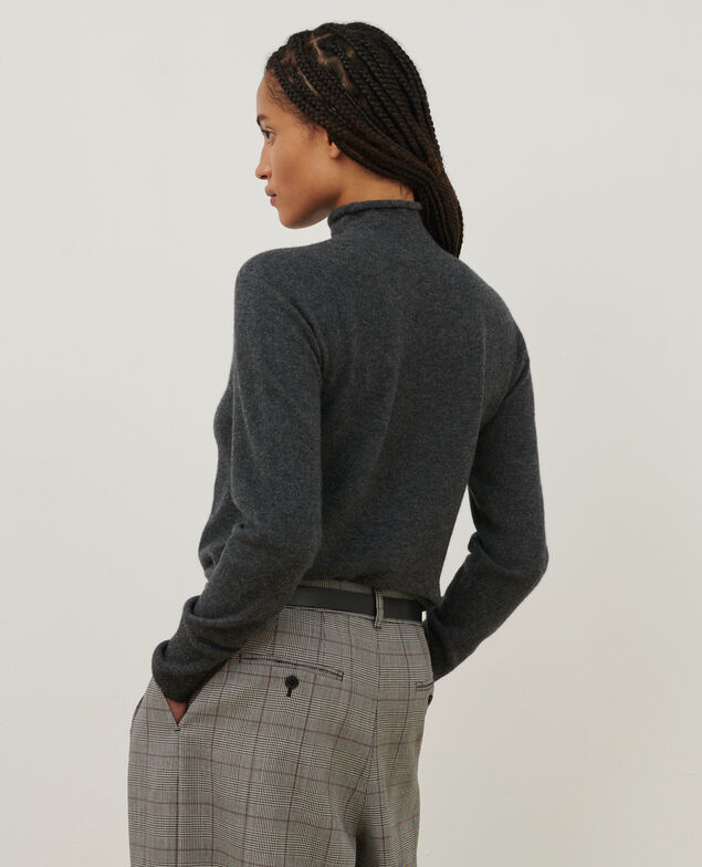 Pullover aus Kaschmir A082 lt charcoal grey 3wju124w23