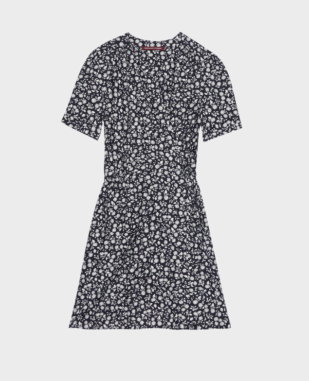 Wickelkleid 96 print navy