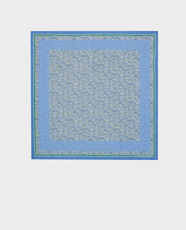 Tuch aus Baumwolle 114 print blue