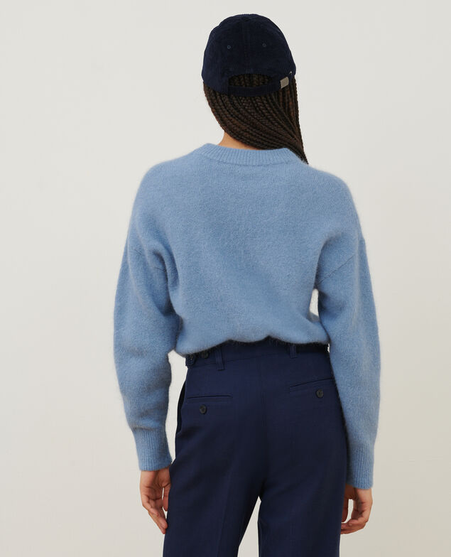 Pullover aus Alpakamischwolle A601 lt blue infinity 3wju110w38