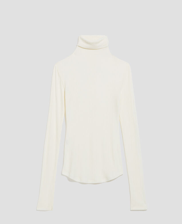 T-Shirt mit Langarm A040 ivory
